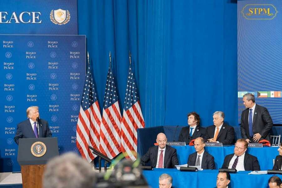 Cambodian Prime Minister Participates in the Inaugural Meeting of the Board of Peace