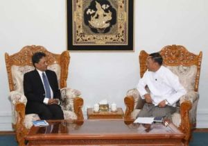 Myanmar Deputy Foreign Minister receives WHO Representative to Myanmar