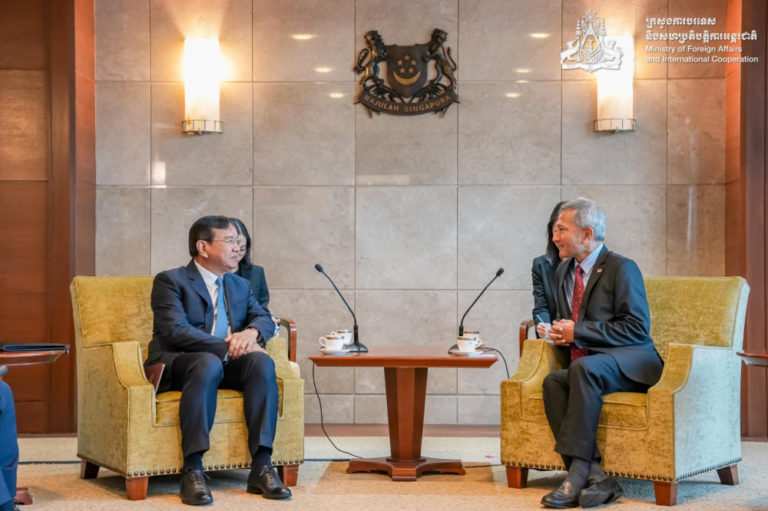 Cambodia, Singapore Reaffirm Commitment to Deepening Long-Standing Bilateral Relations