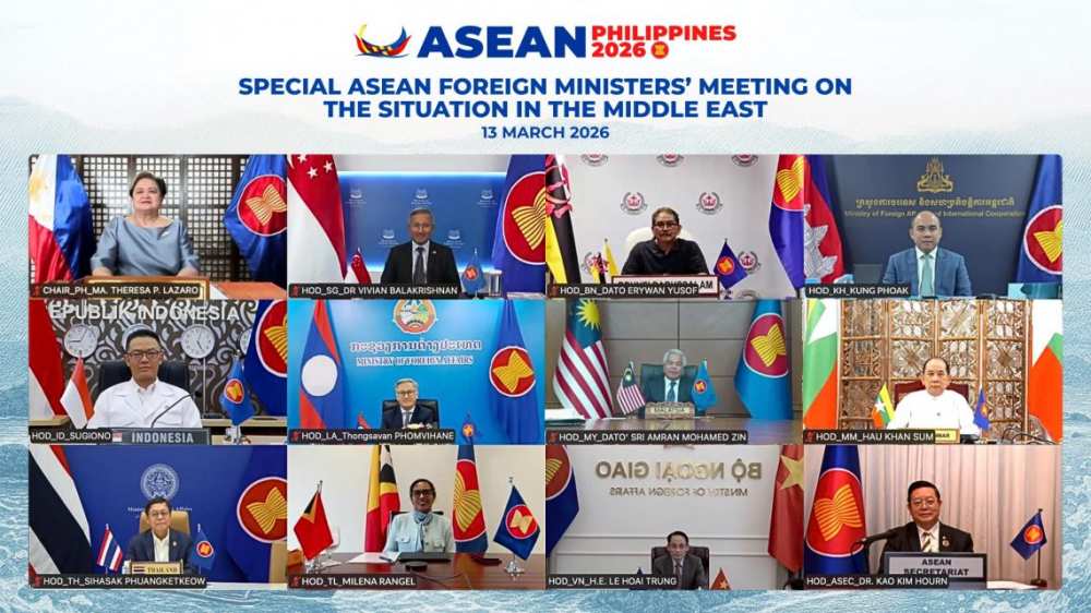 ASEAN Chair&rsquo;s Statement on the Outcomes of the Special Asean Foreign Ministers&rsquo; Meeting on the Situation in the Middle East
