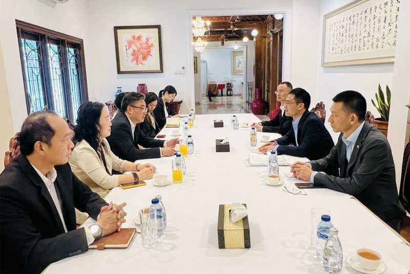 The ASEAN-China Centre Held Work Exchanges with the Chinese Mission to ASEAN