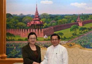 Chinese Ambassador to Myanmar Pays a Courtesy Call on Myanmar&rsquo;s President-elect Min Aung Hlaing