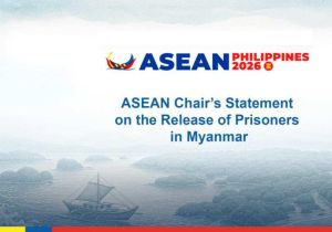 ASEAN Chair&rsquo;s Statement on the Release of Prisoners in Myanmar