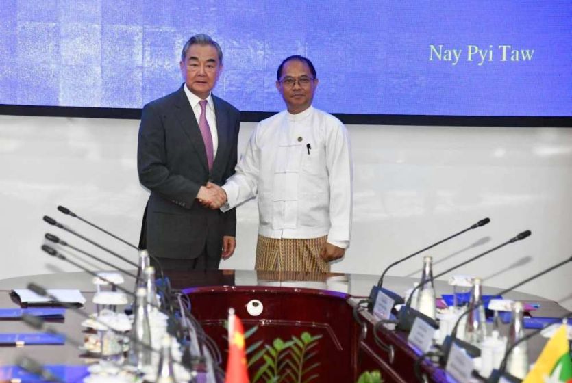 Foreign Ministers of Myanmar and China held Bilateral Meeting