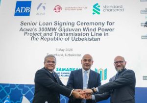 AIIB Partners with Acwa to Advance Uzbekistan&rsquo;s Clean Energy Transition with a 300 MW Wind Power Plant