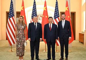 Chinese President Xi Jinping Holds Welcoming Banquet for U.S. President Donald J. Trump
