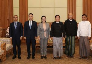 Chinese Ambassador to Myanmar Pays a Courtesy Call on Speaker of Myanmar&rsquo;s Union Parliament and Speaker of Amyotha Hluttaw