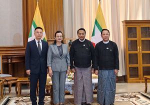 Chinese Ambassador to Myanmar Pays a Courtesy Call on Myanmar&rsquo;s Speaker of the Pyithu Hluttaw U Khin Yi