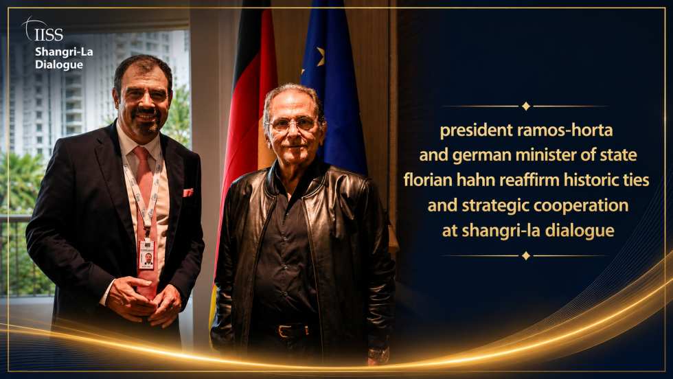 Timor-Leste President and German Minister of State Reaffirm Historic Ties and Strategic Cooperation at Shangri-La Dialogue