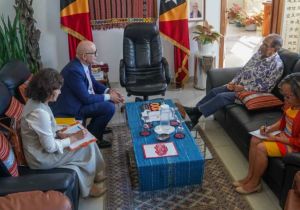 Timor-Leste President and UNFPA Discuss Progress in Maternal Health and National Data