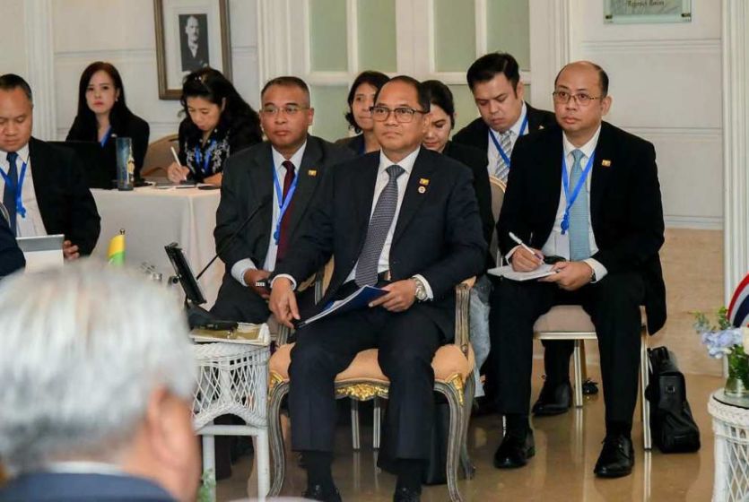 Myanmar Foreign Minister attends the Informal ASEAN Foreign Ministers&rsquo; Meeting