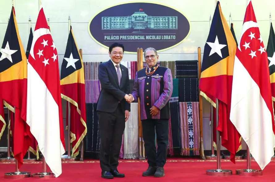 Singaporean Prime Minister pays on an Official Visit to Timor-Leste