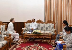 Myanmar Foreign Minister receives Country Director and Representative of UNOPS Myanmar