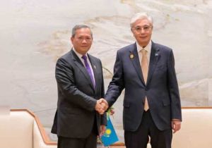 Cambodia and Kazakhstan Commit to Further Strengthening Cooperation