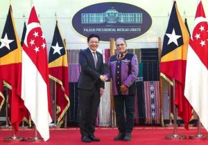 Singaporean Prime Minister pays on an Official Visit to Timor-Leste