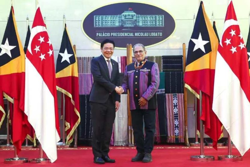 Singaporean Prime Minister pays on an Official Visit to Timor-Leste