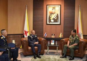 Commander of Royal Brunei Armed Forces receives courtesy call from Commander-in-Chief of Royal Thai Air Force 