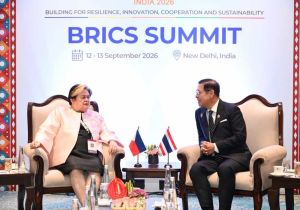 Thai Deputy Prime Minister and Foreign Minister meets with the Secretary of Foreign Affairs of the Philippines 
