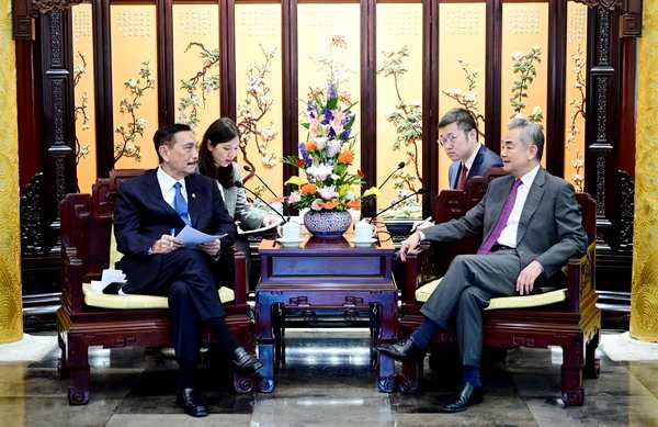 Chinese Foreign Minister Meets with Chairman of Indonesia&rsquo;s National Economic Council 