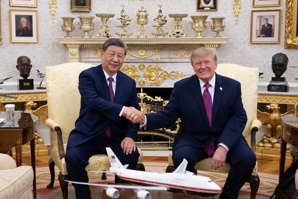 Chinese President Xi Jinping Holds Talks with U.S. President Donald J. Trump