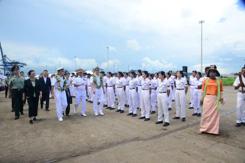 Chinese naval escort task group arrives in Myanmar for goodwill visit
