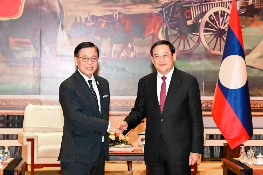 Thai Deputy Prime Minister and Foreign Minister pays a courtesy call on Lao Prime Minister  