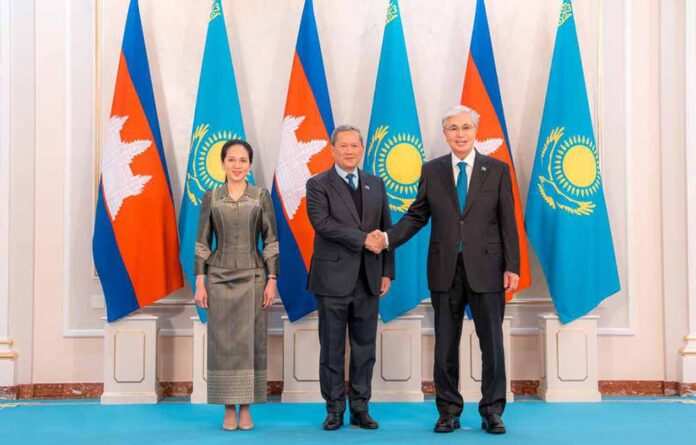 Cambodia, Kazakhstan Agree to Further Strengthen Bilateral Ties and Support Each Other in Regional and International Frameworks