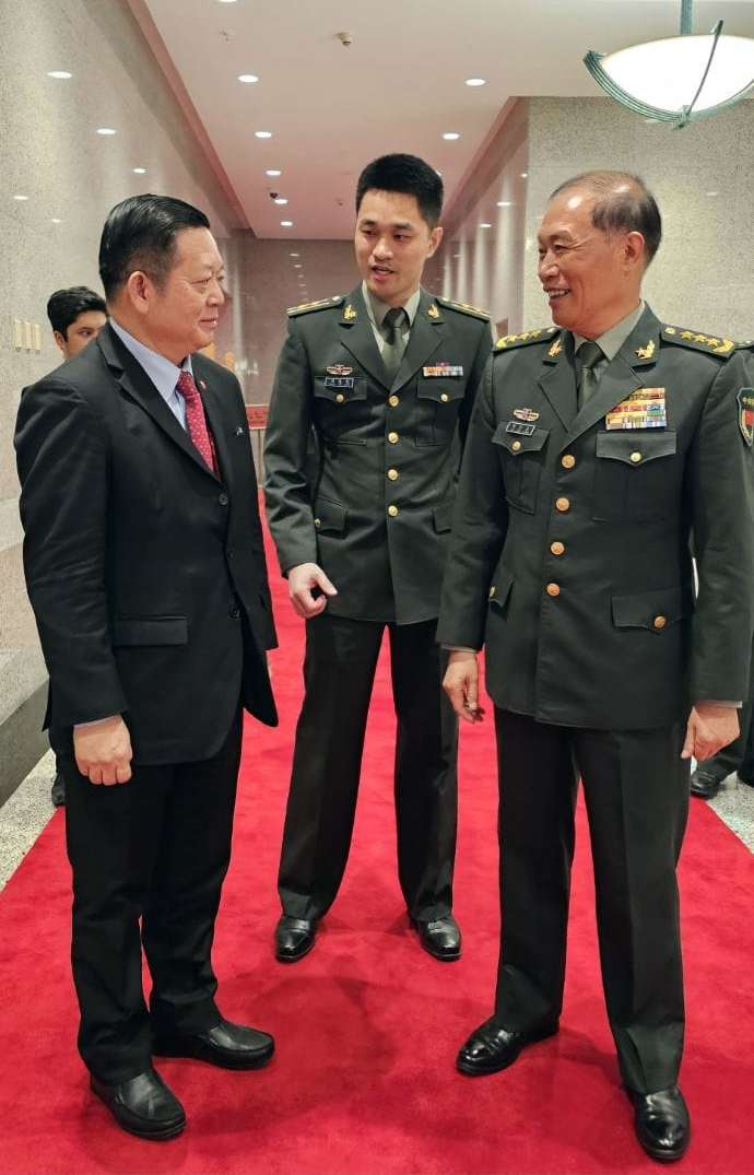 SecretaryGeneral of ASEAN meets with Vice Chairman of Central Military