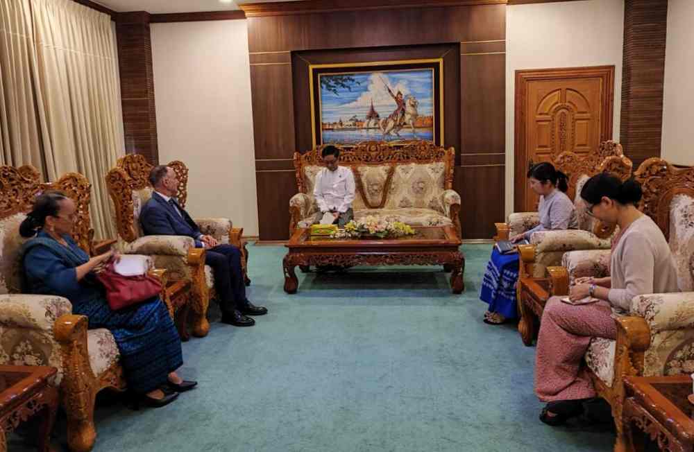 Myanmar Deputy Foreign Minister receives UN Resident and Humanitarian ...