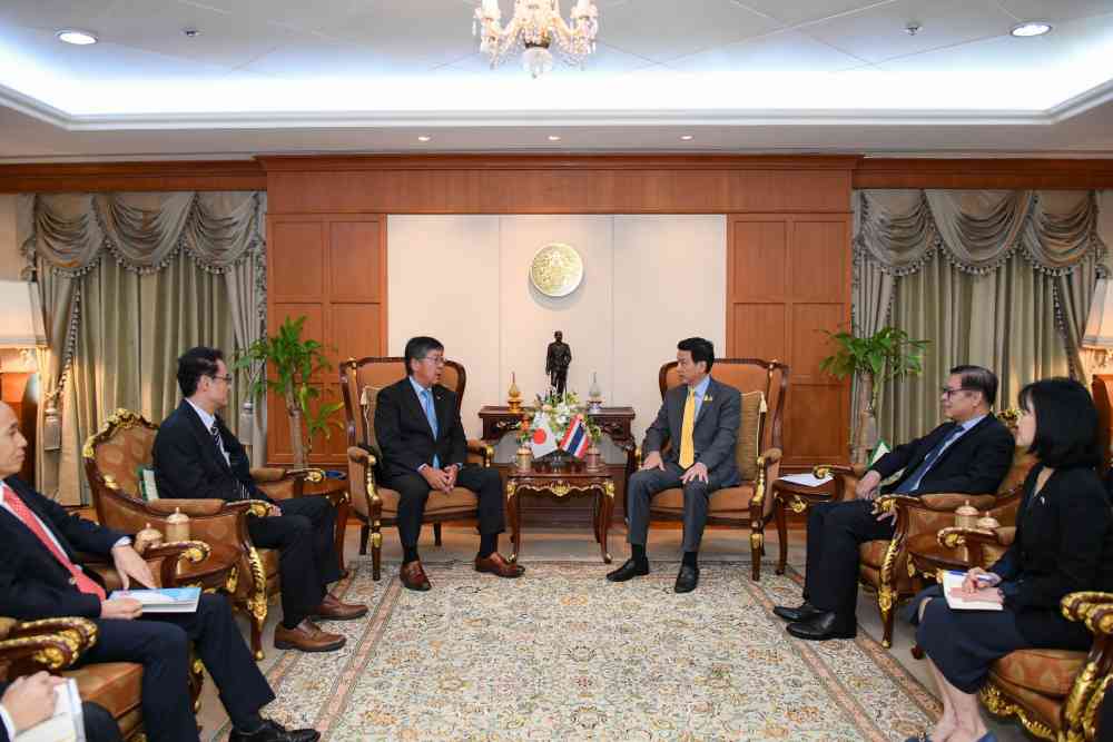 Thai Foreign Minister welcomes Ambassador of Japan during the latter’s ...
