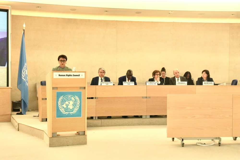 Indonesian FM Fights for the Rights of the Palestinians in the 55th ...