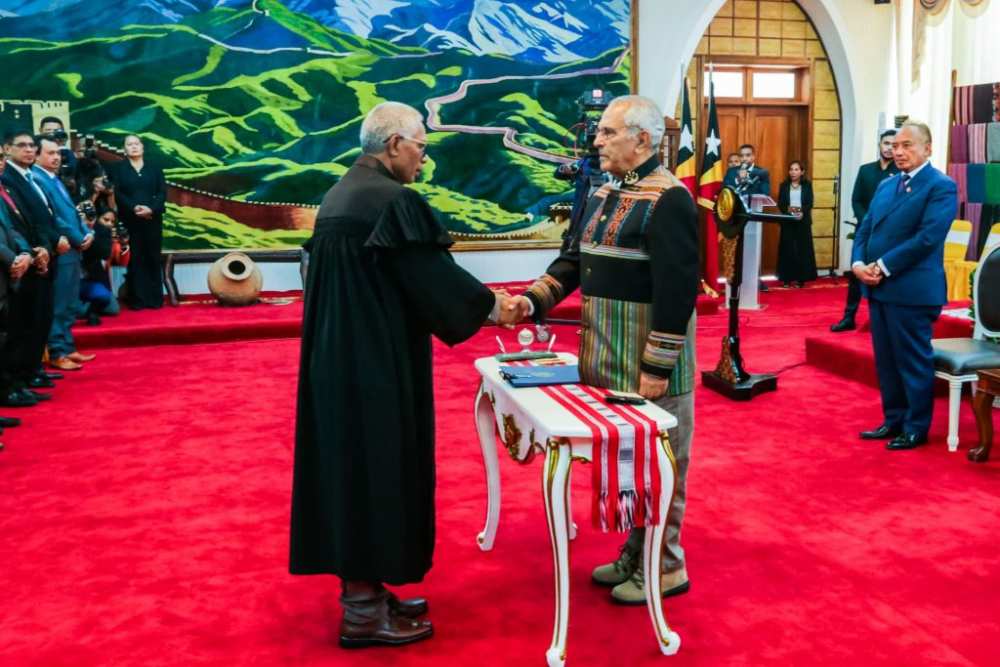 Timor-Leste President Swears in New President of the Court of Appeal
