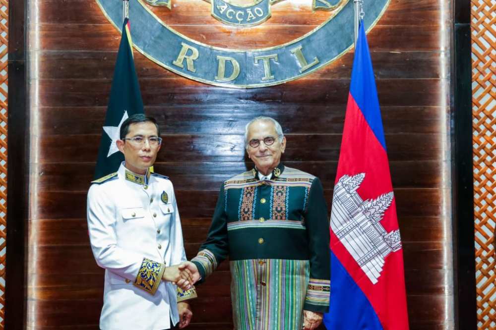 Timorese President Receives Credential From Ambassador of Cambodia to Timor-Leste