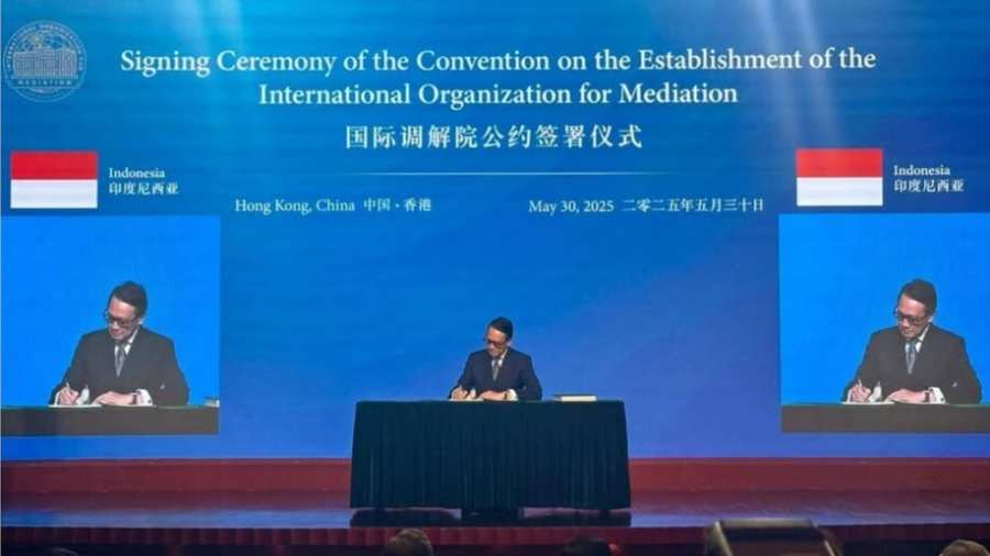 Indonesia Signs the Convention on the Establishment of the International Organization for Mediation