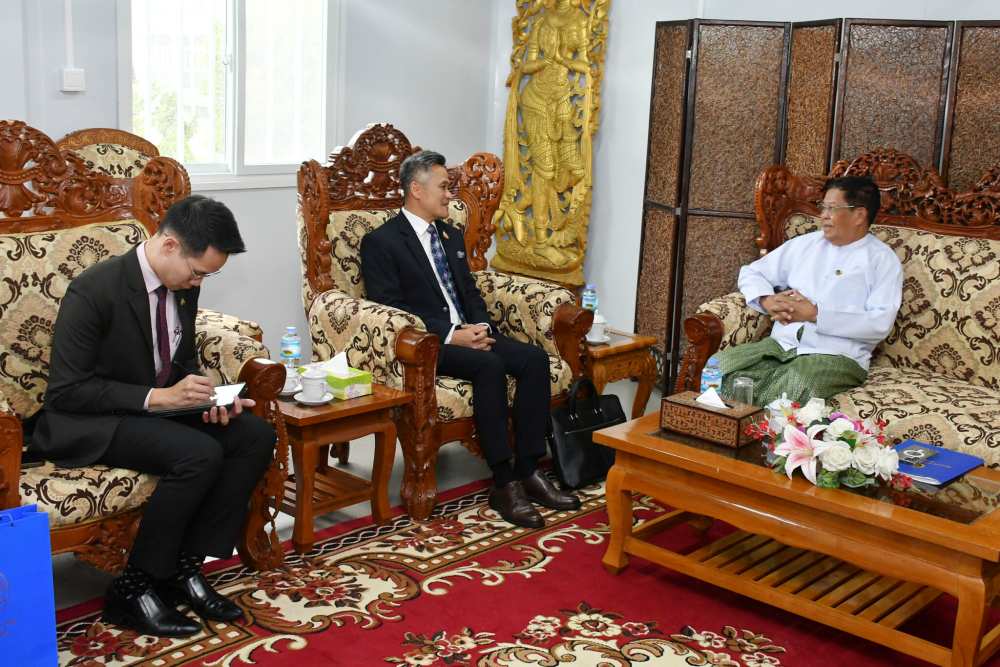 Myanmar Deputy Prime Minister and Foreign Minister receives Ambassador of Thailand to Myanmar