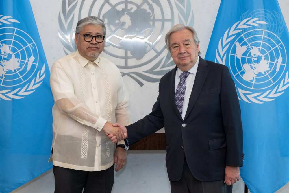 Philippine Foreign Secretary Reaffirms PH’s Commitment to the UN Charter in a Meeting with UN Secretary-General  
