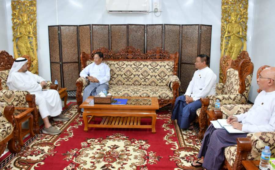 Myanmar Deputy Prime Minister and Foreign Minister receives Ambassador of UAE to Myanmar