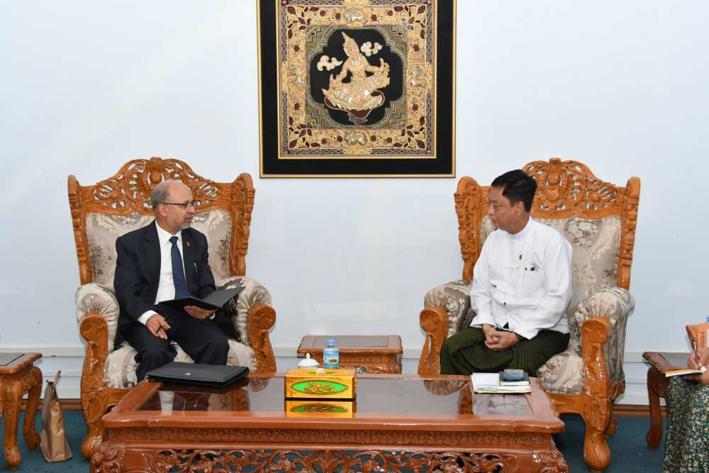 Myanmar Deputy Foreign Minister receives Ambassador of Nepal to Myanmar