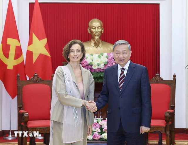 Vietnamese Party chief  To Lam meets UNESCO Director-General Audrey Azoulay