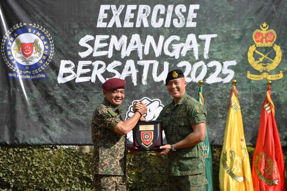Singapore and Malaysian Armies Conclude Bilateral Exercise Semangat Bersatu
