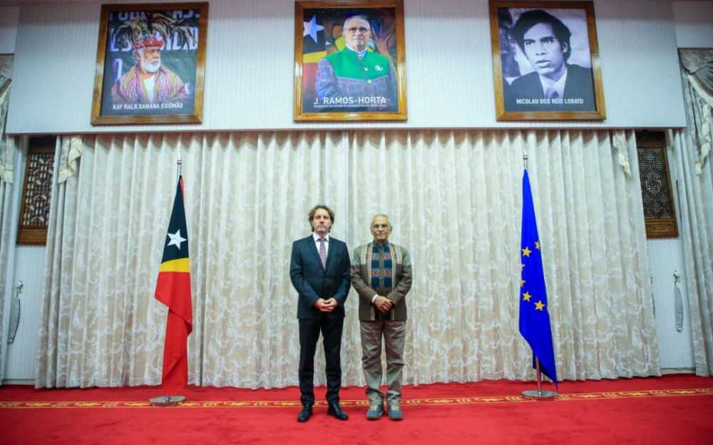 Timor-Leste President Receives Credentials from the New Ambassador of the European Union to Timor-Leste