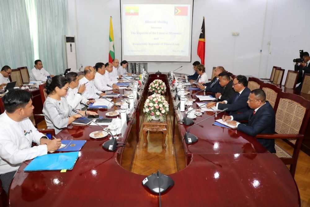 Myanmar and Timor-Leste hold bilateral talks to promote relations