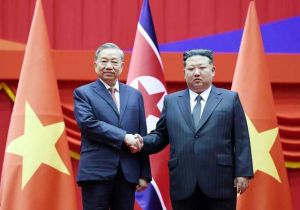 Vietnamese Party chief To Lam holds talks with North Korean leader Kim Jong Un in Pyongyang