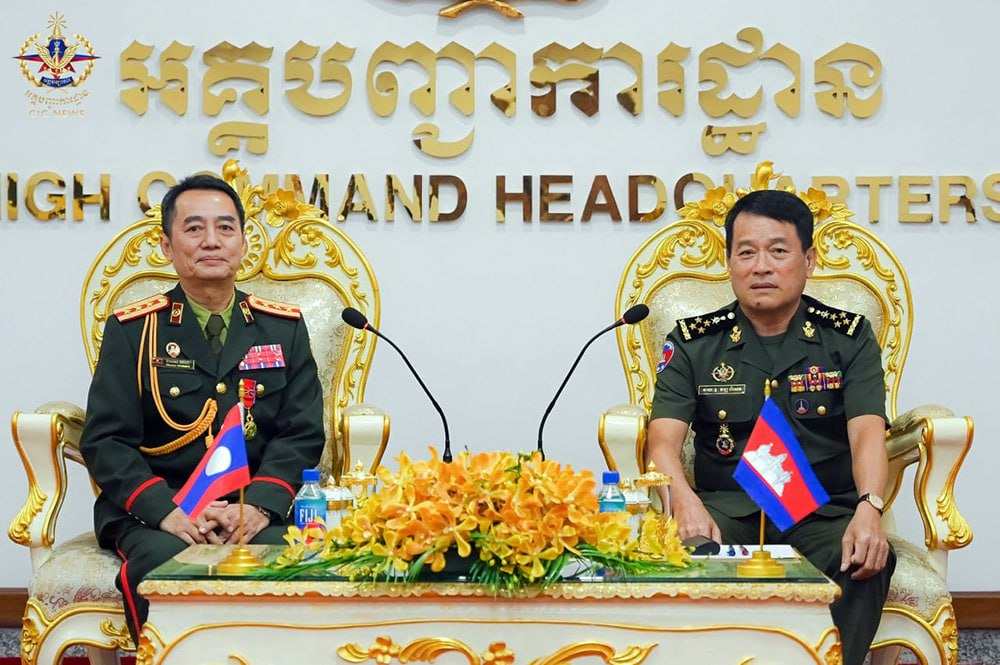 Cambodia, Laos Pledge Deeper Military Ties as Defence Attach&eacute;s Transition