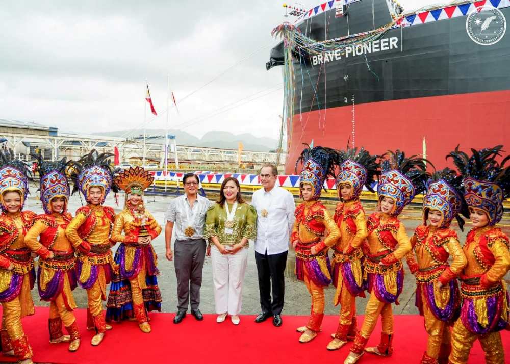 Philippine President names historic green vessel &lsquo;Brave Pioneer&rsquo;