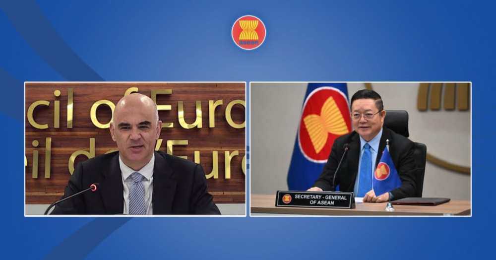 Secretary-General of ASEAN holds Virtual Meeting with the Secretary General of the Council of Europe