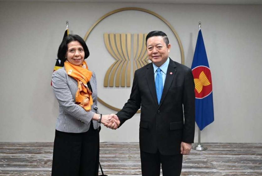 Secretary-General of ASEAN bids farewell to the Permanent Representative of Timor-Leste to ASEAN
