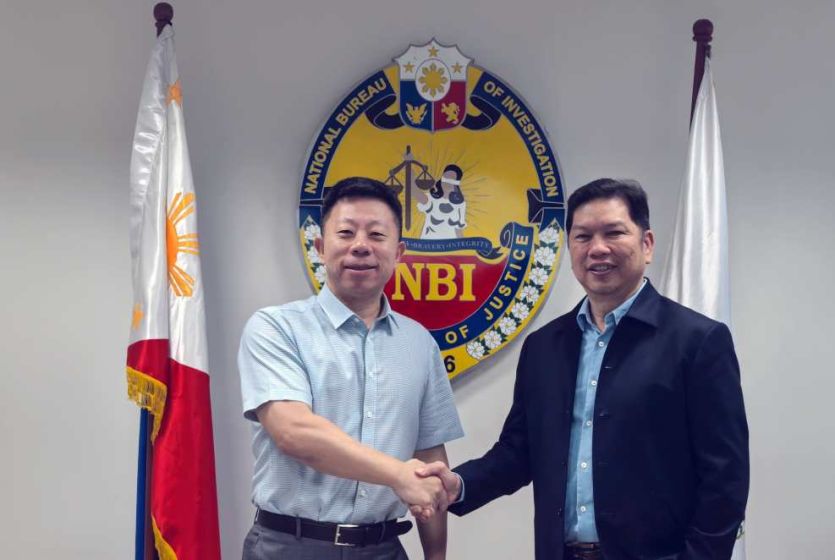 Chinese Ambassador to the Philippines meets with Acting Director of the National Bureau of Investigation