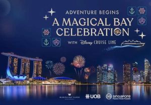 Asia&rsquo;s first sky show inspired by Disney Cruise Line to illuminate the skies above Singapore's Marina Bay