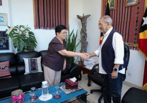 Timor-Leste President Receives Audience From the President of the National Parliament of Timor-Leste